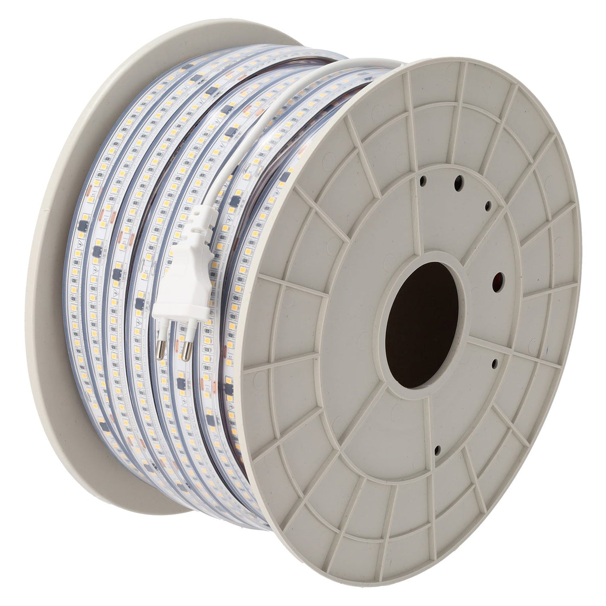 Tira LED SMD 2835 Free Driver 16W/M 1600Lm/M 220VAC IP65 6000ºK Rollo 50M — Vetonek (5)