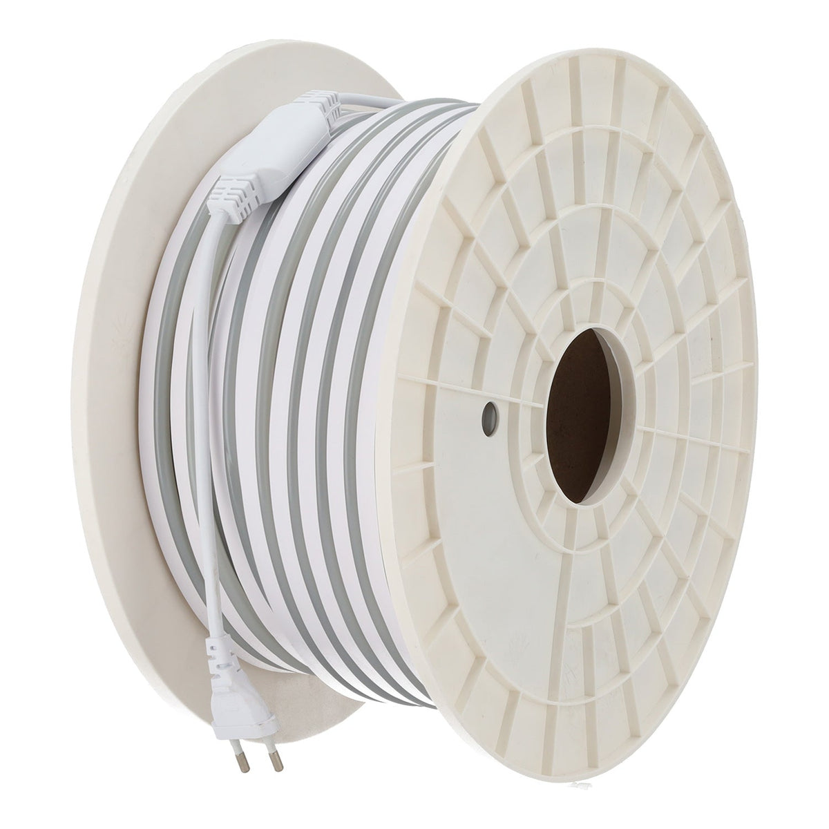 Tira Flexible LED 10W/M 220VAC 120LEDs/M SMD2835 IP65 6000ºK 50 Metros — Vetonek