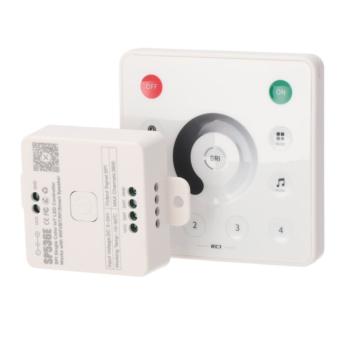 Controlador para Tira LED COB Digital App + Control Remoto — Vetonek