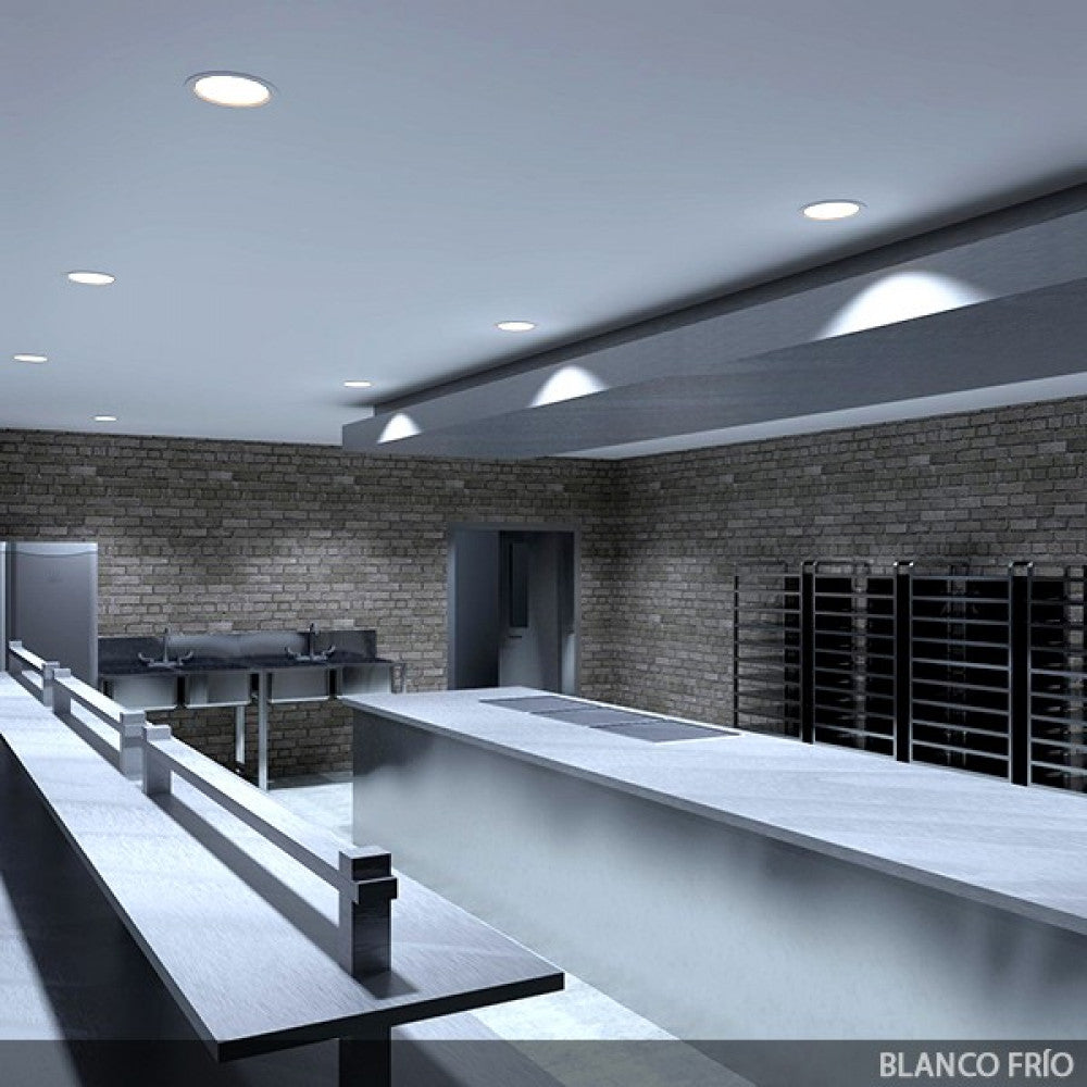 Foco Downlight LED 24W 2.160Lm 6000ºK IP65 Baños/Cocinas — Vetonek (7)