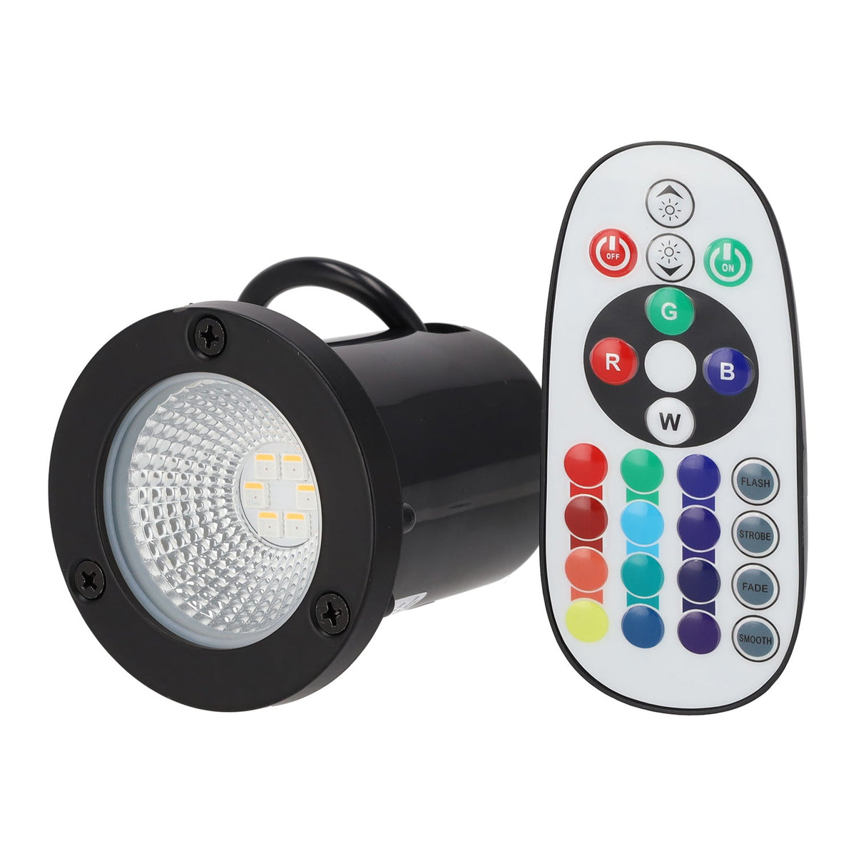 Foco de Empotrar Jardín 5W RGBW IP65 60º con Mando a Distancia — Vetonek
