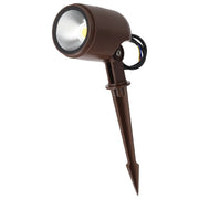 Foco Led con Pincho Jardín IP65 2700ºK Acabado Marrón — Vetonek