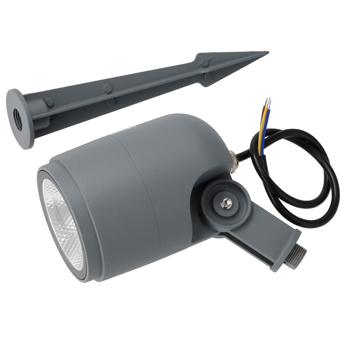 Foco Led con Pincho Jardín IP65 2700ºK Acabado Gris — Vetonek (4)