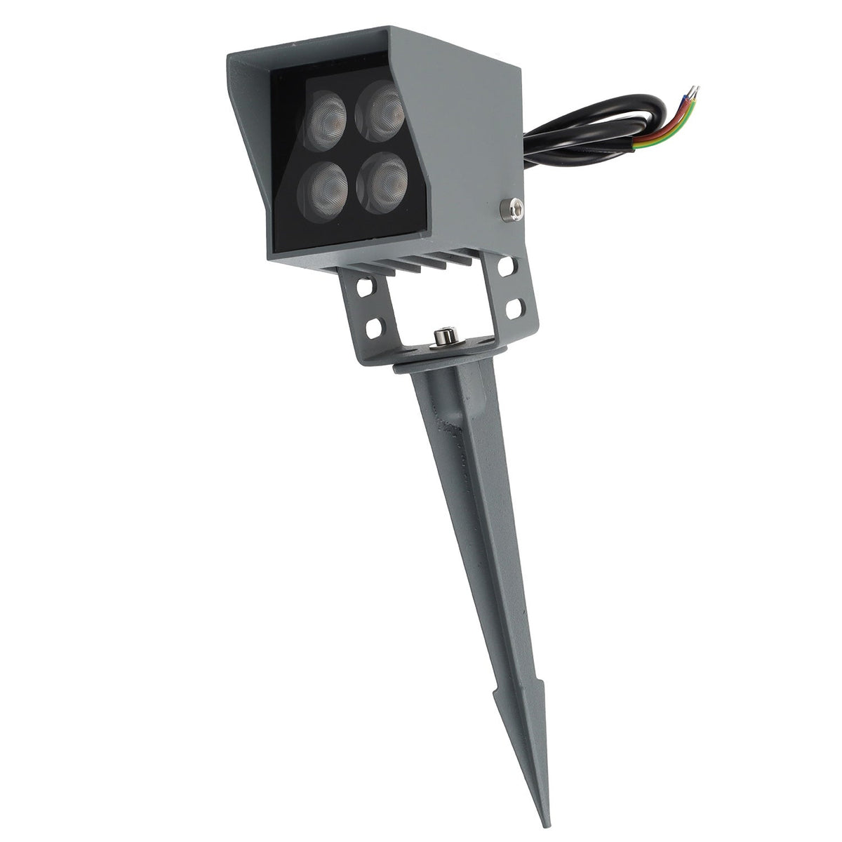 Foco Led con Pincho Jardín IP65 2700ºK Acabado Gris — Vetonek (5)
