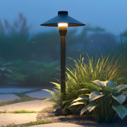 Baliza LED Exterior "Oldenburg" 54cm 7W 220VAC 3000ºK Negro — Vetonek