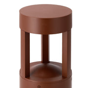 Baliza LED Exterior "San Luis" 30cm 10W 220VAC 3000ºK Marron Oxido — Vetonek (3)