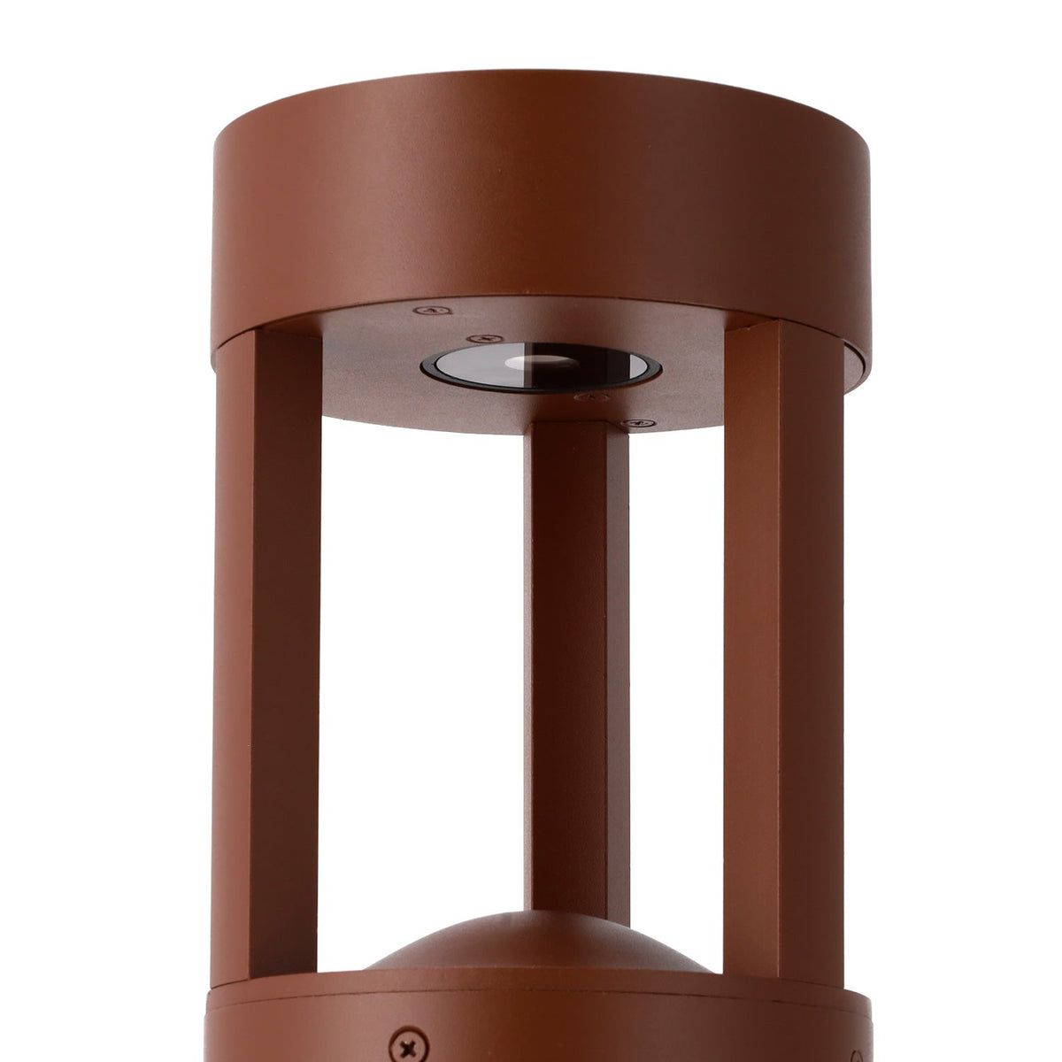 Baliza LED Exterior "San Luis" 30cm 10W 220VAC 3000ºK Marron Oxido — Vetonek (4)
