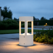 Baliza LED Exterior "San Luis" 30cm 10W 220VAC 3000ºK Blanco — Vetonek