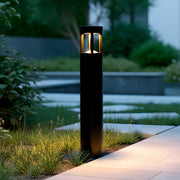 Baliza LED Exterior "Jamalpur" 90cm 10W 220VAC 3000ºK Negro — Vetonek