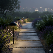 Baliza LED Exterior "Sarh" 70cm 7W 220VAC 3000ºK Negro — Vetonek (6)