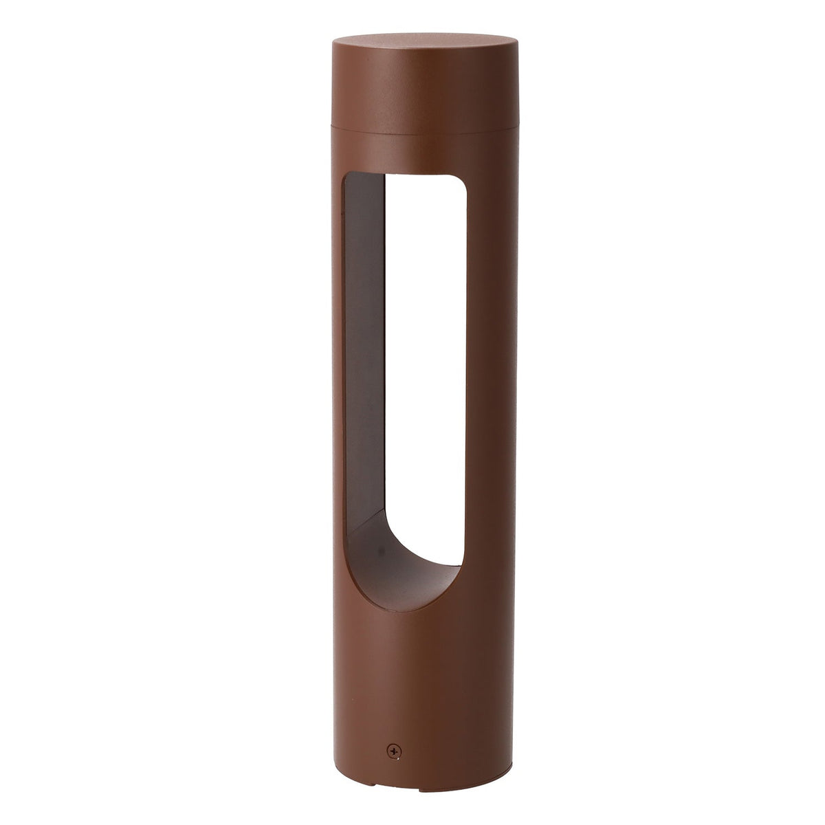 Baliza LED Exterior "Corona" 40cm 10W 220VAC 3000ºK Marron Oxido — Vetonek (2)