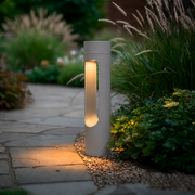Baliza LED Exterior "Corona" 40cm 10W 220VAC 3000ºK Gris — Vetonek