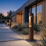 Baliza LED Exterior "Medinipur" 60cm 10W 220VAC 3000ºK Marron Oxido — Vetonek (5)