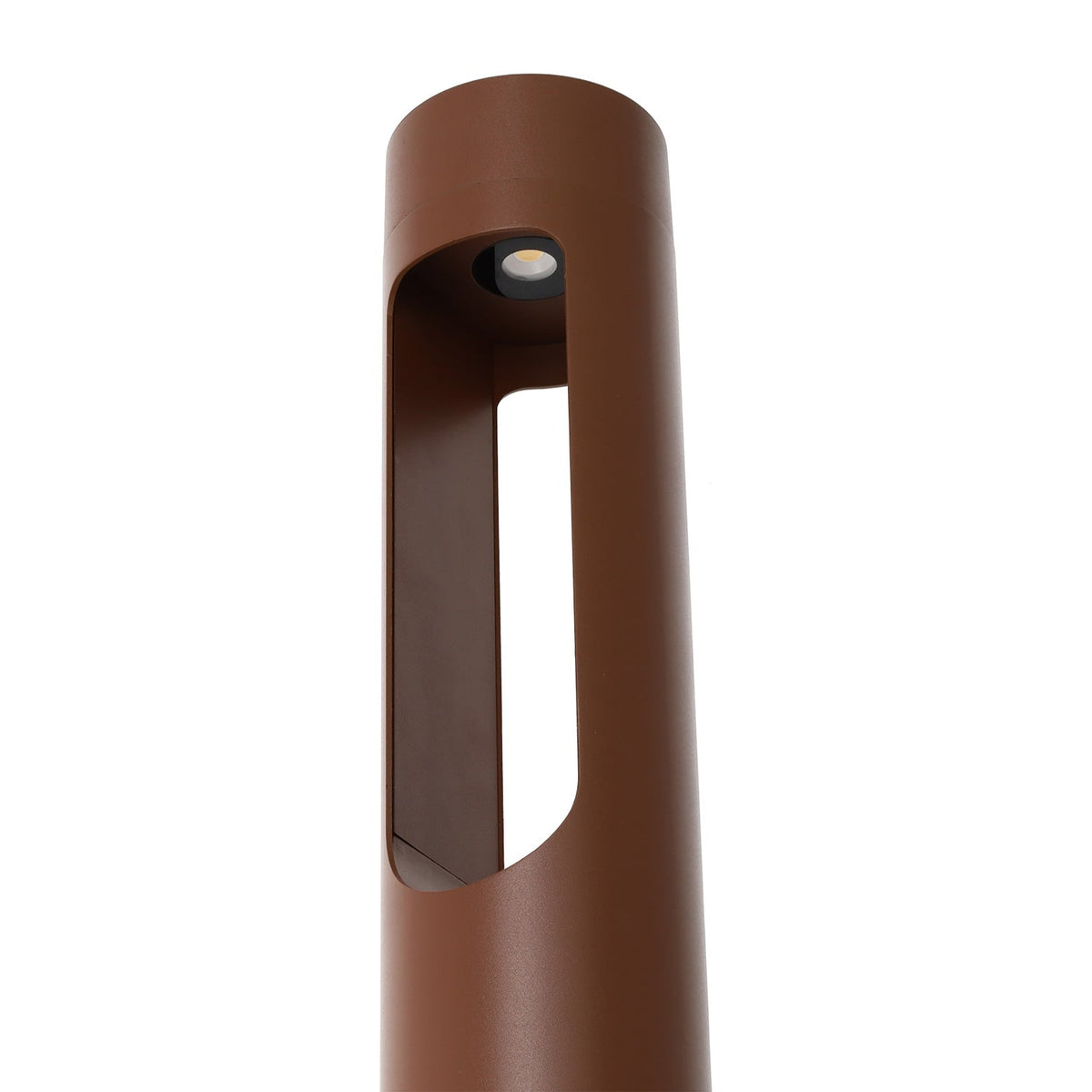 Baliza LED Exterior "Fredericksburg" 90cm 10W 220VAC 3000ºK Marron Oxido — Vetonek (4)