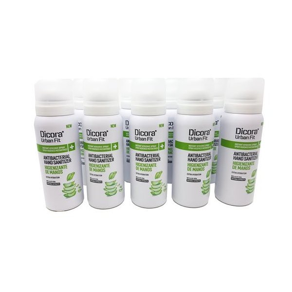Spray higienizante de manos con 70% alcohol y aloe vera - 12 x 75ml Vetonek