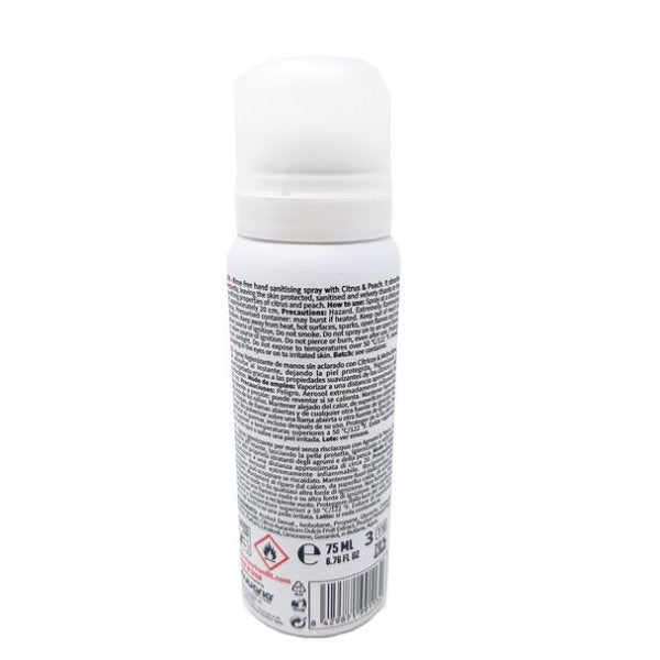 Spray higienizante de manos 70% alcohol - Cítricos y Melocotón 75ml Vetonek