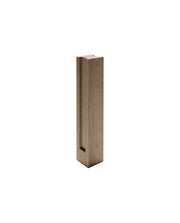 Poste Madroño de hormigón, soporte vertical para traviesas de jardín - Vetonek