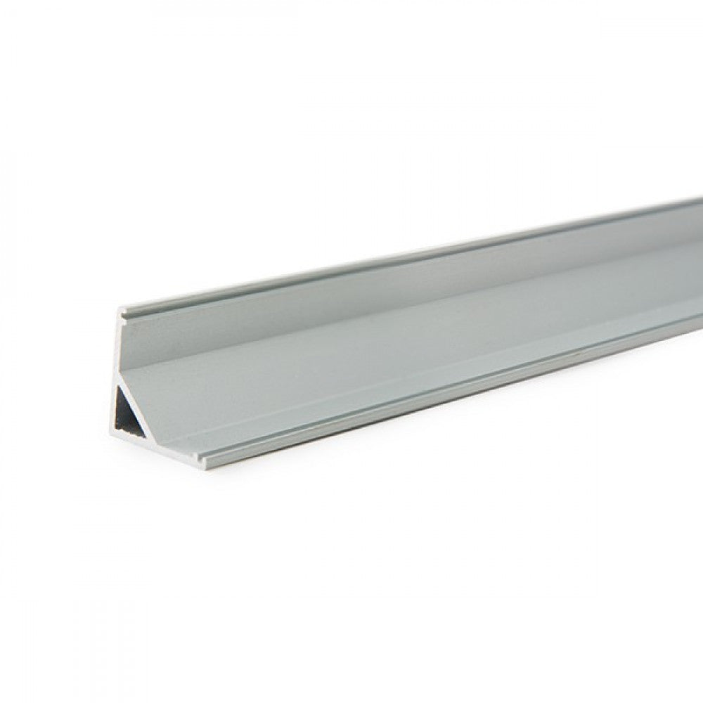 Perfíl Aluminio para Tira LED Instalación Esquinas - Difusor Opal x 2M — Vetonek (2)