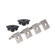 Perfíl Aluminio Negro para Tira LED Instalación Esquinas - Difusor Opal x 2M — Vetonek (5)