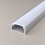 Perfíl Aluminio para Tira LED - Difusor Opal x 1M — Vetonek