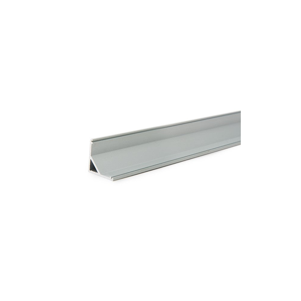 Perfíl Aluminio para Tira LED Instalación Esquinas - Difusor Opal x 1M — Vetonek (2)