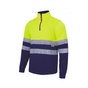 Sudadera bicolor de alta visibilidad Velilla 305701, combinación de color - Vetonek