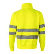 Sudadera de alta visibilidad con media cremallera Velilla 305702, detalle - Vetonek