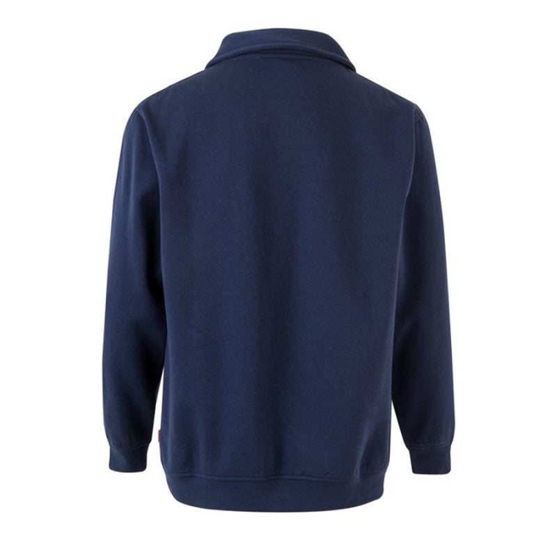 Detalle del puño de canalé de la sudadera Velilla 105702 - Vetonek