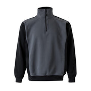 Sudadera bicolor de media cremallera Velilla 105703 - Vetonek