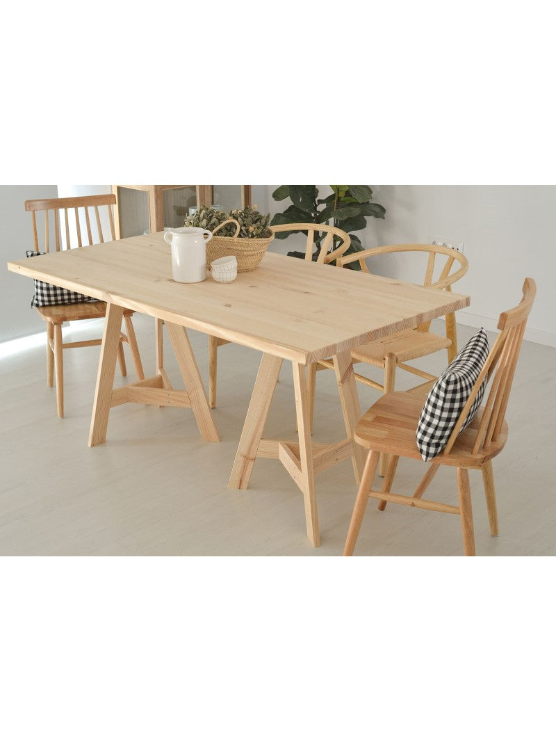 Tablero de madera de pino para mesa de comedor 160x80 cm Astideco