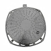 Tapa con marco en fundición Ø820mm H100mm Clase D400 - Seguridad y Durabilidad - Vetonek