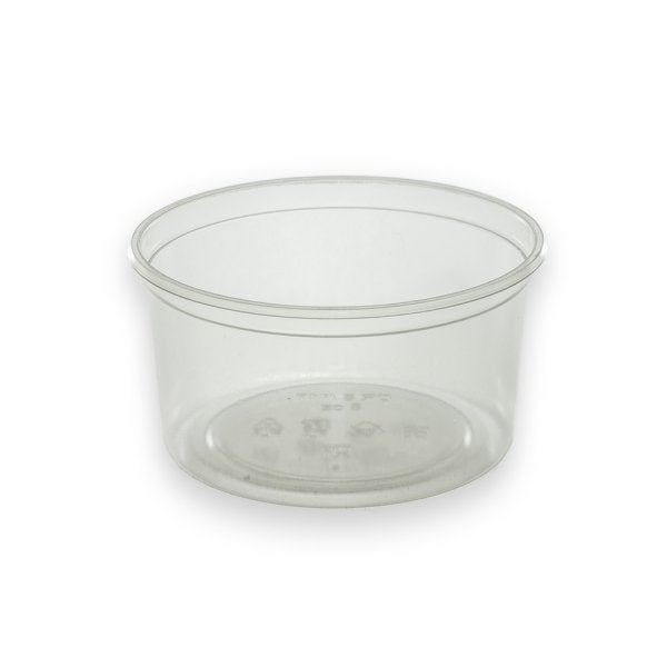 Tarrina redonda de plástico alimentario Deli 237 ml - 25 uds Vetonek