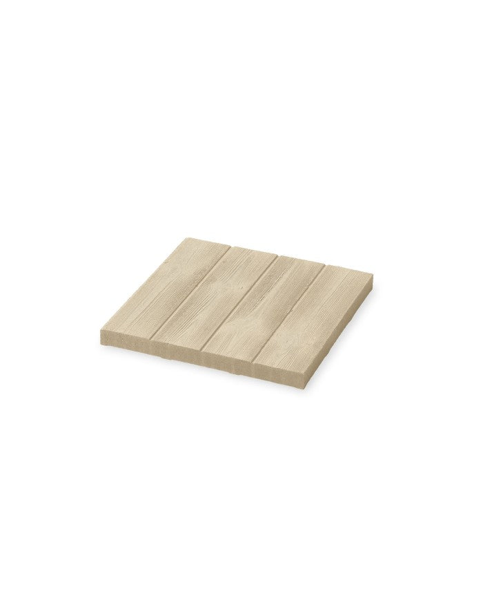 Pavimento Albarracín Aspecto Madera de hormigón, losa 40x40 cm para terrazas y caminos de jardín - Vetonek