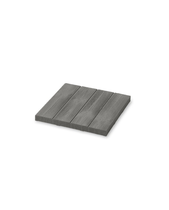 Pavimento Albarracín Aspecto Madera de hormigón, losa 40x40 cm para terrazas y caminos de jardín - Vetonek