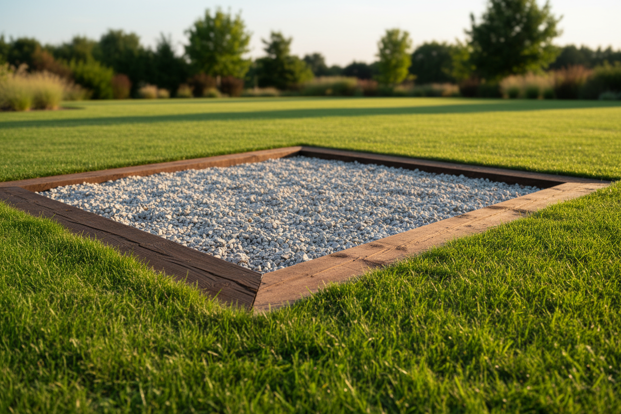 Traviesa de madera tratada para jardin Green - Vetonek