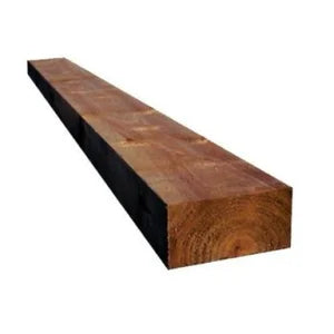 Traviesa de madera tratada para jardin Green - Vetonek