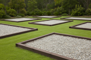 Traviesa de madera tratada para jardin Green - Vetonek