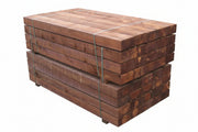 Traviesa de madera tratada para jardin Green - Vetonek