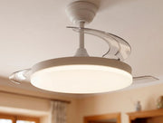 Ventilador de techo y lámpara con función Verano-Invierno 48W - Vetonek