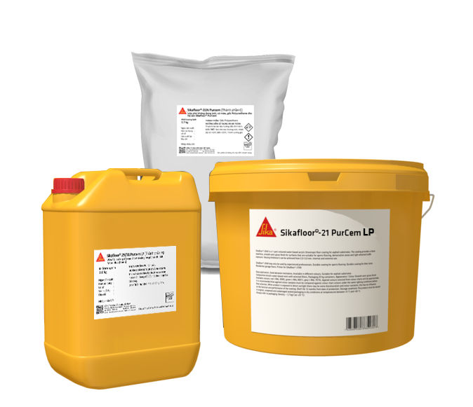 Lote de 20,5 kg de Sikafloor®-21 PurCem® de Sika, mortero autonivelante de poliuretano-cemento para pavimentos industriales lisos - Vetonek