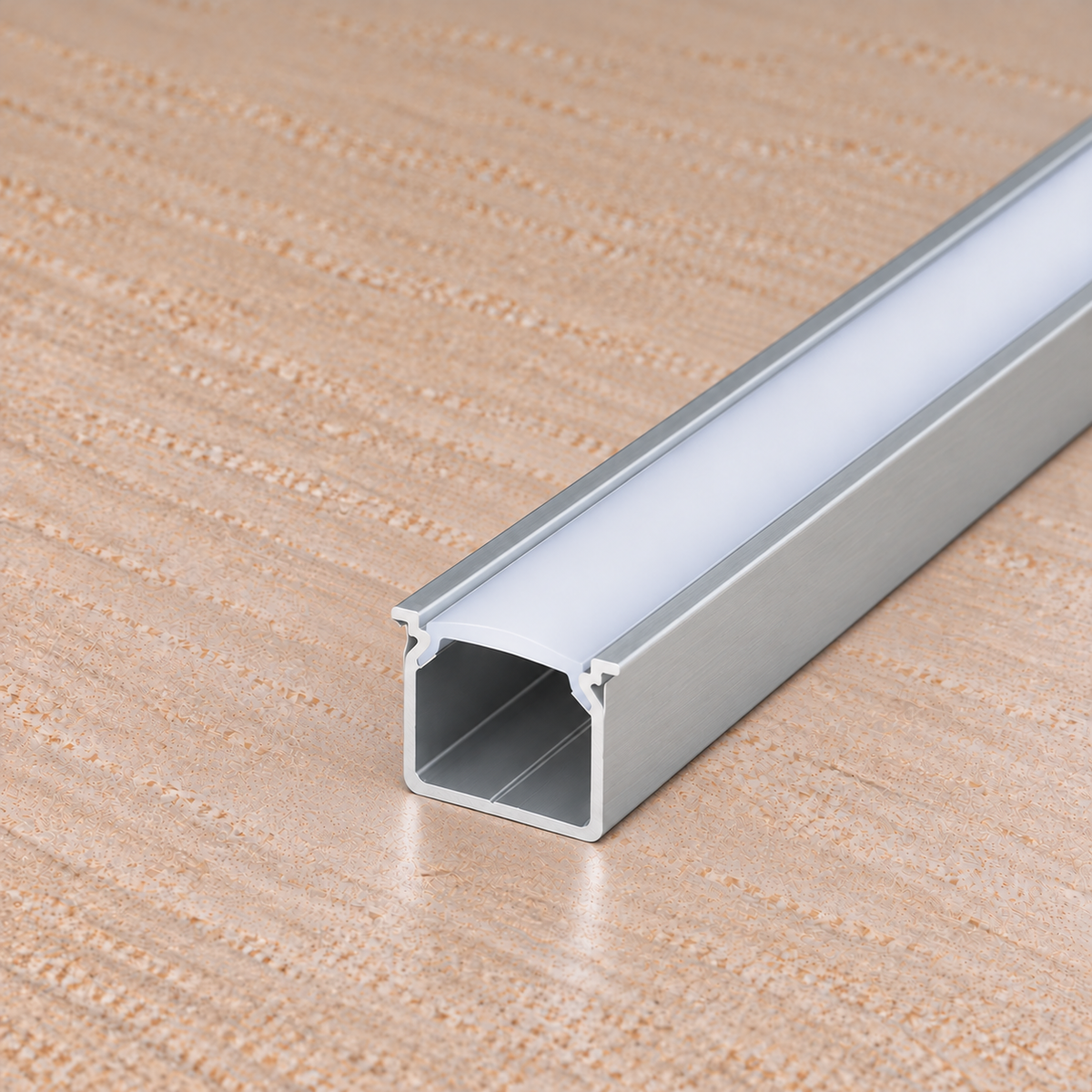 Perfíl Aluminio para Tira LED Difusor Opal 1M WR-1409 x 1M — Vetonek