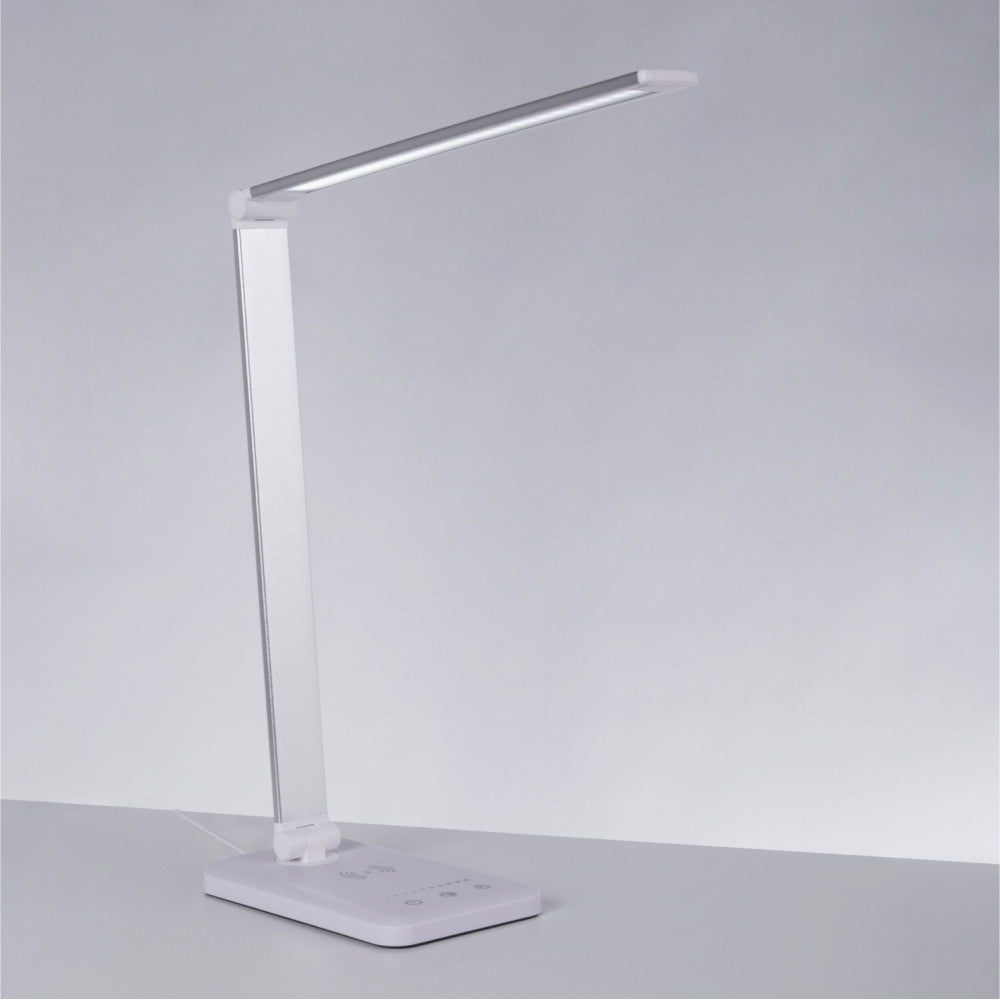 Lámpara de Mesa LED con Cargador Teléfono Inalámbrico 6W 420Lm CCT (Tonalidad Luz Regulable) — Vetonek (2)