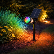 Baliza LED Solar RGB Panel: 5,5V/1,1W Batería: 3,7V/1200MaH — Vetonek