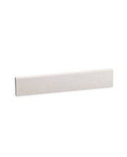 Zócalo Albarracín Blanco de hormigón, remate entre pared y suelo para interior y exterior - Vetonek